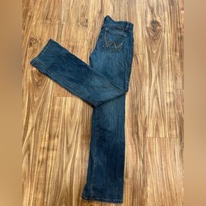 Used Wrangler “Q Baby” jeans.